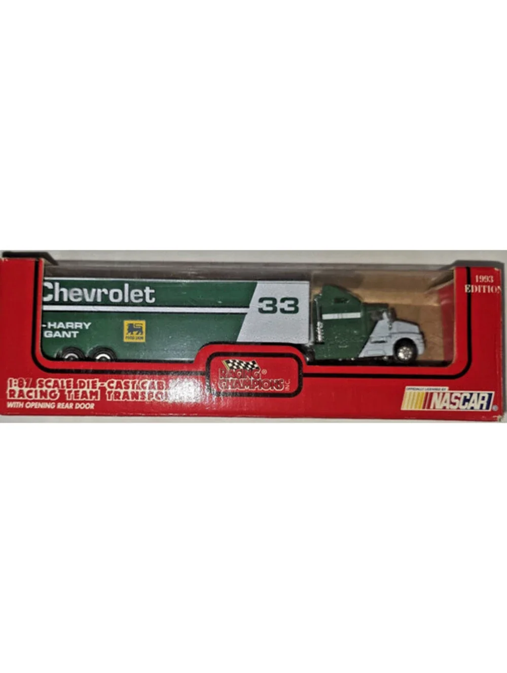 1993 Racing Champions Semi Transporter Diecast Cab 1:87 Harry Gant #33 Chevrolet